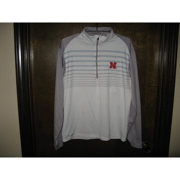 Mens Ping Golf Sensor Cool Nebraska Cornhuskers 1/4 Zip Pullover Jacket Shirt  M - Picture 1 of 4